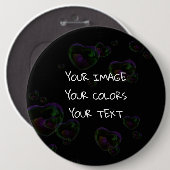 Badge Rond 15,2 Cm Créer une personnalisation (Devant & derrière)