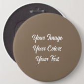 Badge Rond 15,2 Cm Créez votre propre (Devant & derrière)