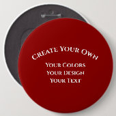 Badge Rond 15,2 Cm Créez votre propre (Devant & derrière)