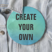 Badge Rond 15,2 Cm Créez votre propre peinture d'aquarelle de (En situation)