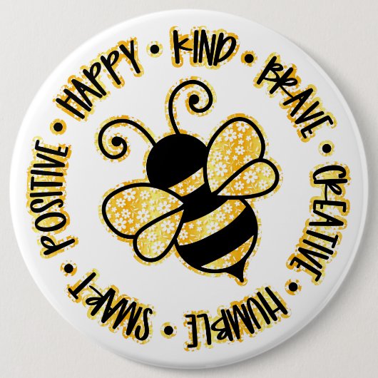 Badge Rond 15,2 Cm Créez votre propre texte et votre propre design :  (Devant)