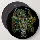 Badge Rond 15,2 Cm Crest dragon (Devant & derrière)