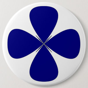 BADGE ROND 15,2 CM CROIX RONDE