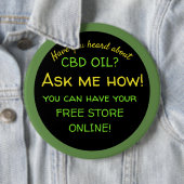 Badge Rond 15,2 Cm CTFO pour distributeurs indépendants (En situation)