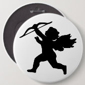 BADGE ROND 15,2 CM CUPID (Devant & derrière)