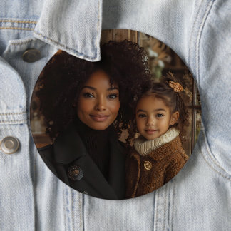 Badge Rond 15,2 Cm Custom photo big button