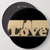 Badge Rond 15,2 Cm Cute Nice & Lovely J'aime (Devant & derrière)