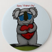 Badge Rond 15,2 Cm Cute Ours Koala (Devant)