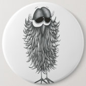 Badge Rond 15,2 Cm Cute Owl Ester (Devant)