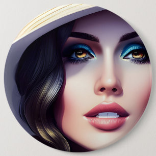 BADGE ROND 15,2 CM DAMA