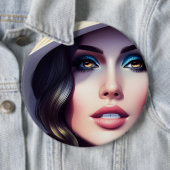 BADGE ROND 15,2 CM DAMA (En situation)