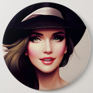 BADGE ROND 15,2 CM DAMA