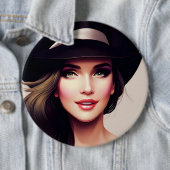 BADGE ROND 15,2 CM DAMA (En situation)