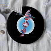 Badge Rond 15,2 Cm Dans notre ADN (En situation)