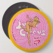 Badge Rond 15,2 Cm Danseur de style libre (Devant & derrière)