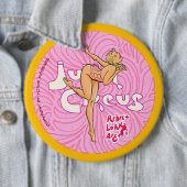 Badge Rond 15,2 Cm Danseur de style libre (En situation)