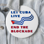 Badge Rond 15,2 Cm Débloquer Cuba (En situation)