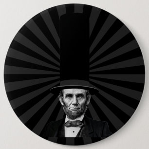 Badge Rond 15,2 Cm Déclaration de mode présidentielle d'Abraham