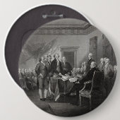 Badge Rond 15,2 Cm Déclaration d'indépendance (Devant & derrière)