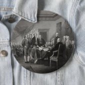 Badge Rond 15,2 Cm Déclaration d'indépendance (En situation)