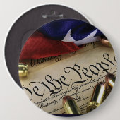 Badge Rond 15,2 Cm Déclaration d'indépendance (Devant & derrière)