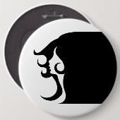 Badge Rond 15,2 Cm Deco mod woman (Devant & derrière)