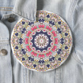 Badge Rond 15,2 Cm Décor perle (En situation)