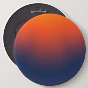 Badge Rond 15,2 Cm Dégradé d'Ember de minuit
