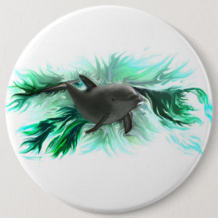 Badge Rond 15,2 Cm Delfinbaby