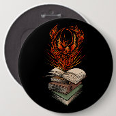 Badge Rond 15,2 Cm Des Livres (Devant & derrière)