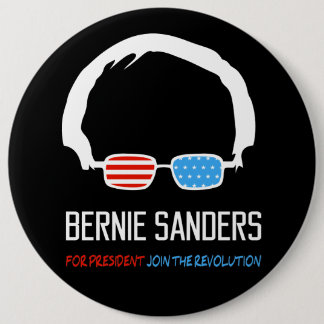 Badge Rond 15,2 Cm Des ponceuses de Bernie - joignez la révolution