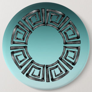 Badge Rond 15,2 Cm Design grec