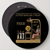 Badge Rond 15,2 Cm Dieux Anunnaki (Devant & derrière)