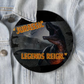 Badge Rond 15,2 Cm dinosaure (En situation)