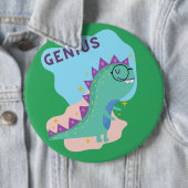 Badge Rond 15,2 Cm dinosaure (En situation)