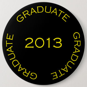 BADGE ROND 15,2 CM DIPLÔMÉ 2013 ABITUR