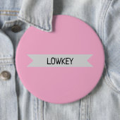 Badge Rond 15,2 Cm discrètement (En situation)