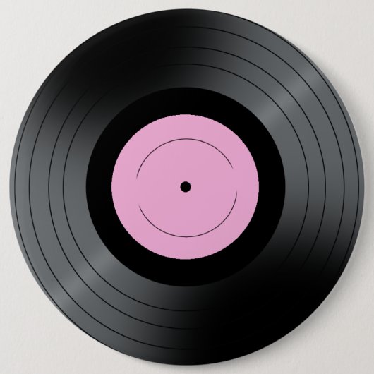 Badge Rond 15,2 Cm Disque vinyle (Devant)
