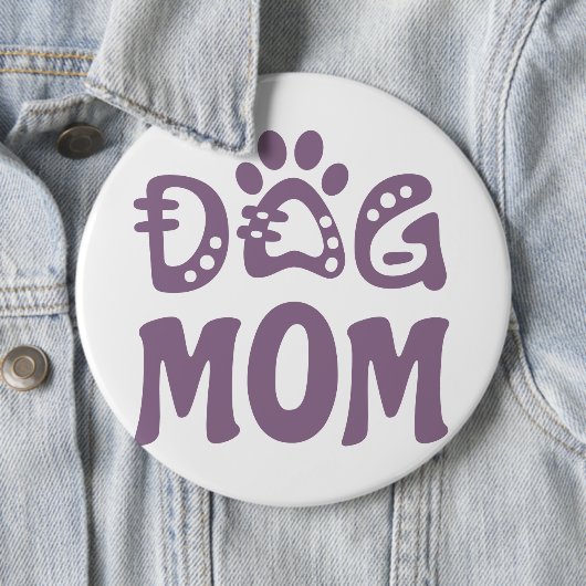 Badge Rond 15,2 Cm Dog (En situation)