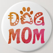 Badge Rond 15,2 Cm Dog (Devant)