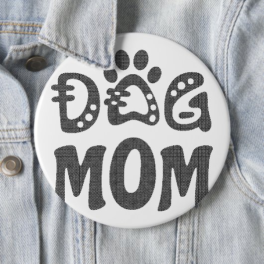 Badge Rond 15,2 Cm Dog (En situation)