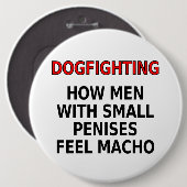 Badge Rond 15,2 Cm Dogfighting : Comment les hommes avec de petits (Devant & derrière)