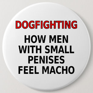 Badge Rond 15,2 Cm Dogfighting : Comment les hommes avec de petits