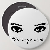 Badge Rond 15,2 Cm Donald Trump (Devant & derrière)