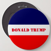 Badge Rond 15,2 Cm Donald Trump (Devant & derrière)
