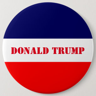Badge Rond 15,2 Cm Donald Trump