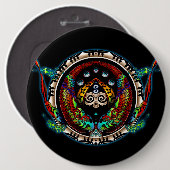 Badge Rond 15,2 Cm Dragon Twins (Devant & derrière)