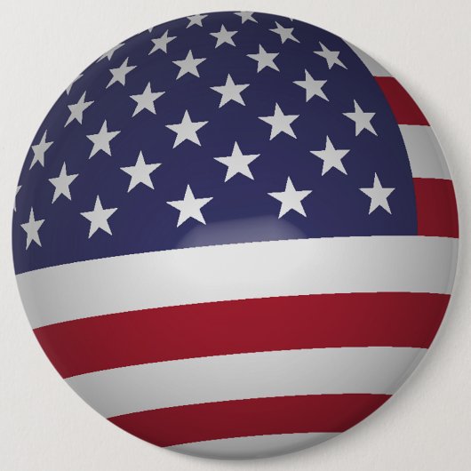 BADGE ROND 15,2 CM DRAPEAU AMÉRICAIN (Devant)