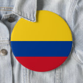 Badge Rond 15,2 Cm Drapeau de la Colombie (En situation)