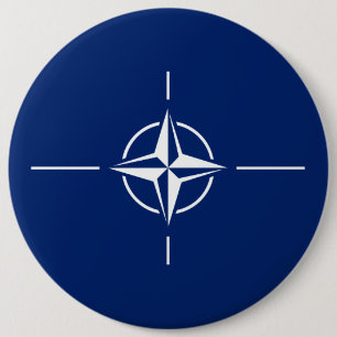 Badge Rond 15,2 Cm Drapeau de l'OTAN